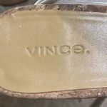 Vince  Wyatt-E Flax Leather Mule Sandal Shoes Womens Size 9M Cork Heel Open Toe Photo 9