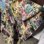 Kaftan African Womens Dress Long Safari Jungle Animals Ethnic Heritage XL Yellow Photo 3