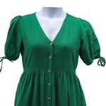 Christmas Linen Dress Kelly Green 12 Photo 4