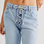Free People  Oneteaspoon Lace Up Bandit Jeans Size 34 NWT Photo 2