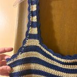 J.Crew  Scallop Trim Striped Sweater Dress Photo 6