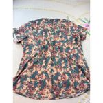 Carhartt  2XL Modern Fit Floral Print Button Henley Shirt Top Photo 6