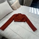 NBD  cropped Bennett copper burnt orange blazer Jacket S  Photo 11
