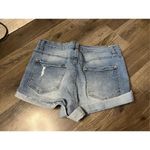 Wallflower The Sky High Curvy Fit Denim Shorts Woman’s Size 7 Blue Photo 6