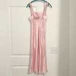 Amanda Uprichard  Hayley Silk Dress Light Pink Photo 5