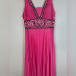 Sue Wong Nocturne Hot Pink Beaded Chiffon Gown size 6 Photo 6