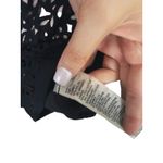 Anthropologie Maeve Laser Cut Basalt Sheath Dress 0 Black Mother of Bride Event Photo 10