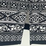 Connected Apparel Palm Leaf Print Ottoman Sheath Dress Black Pink Size 14 Photo 11