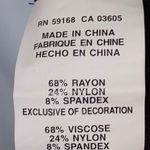 Karen Kane NWT  WO SIZE SMALL Black Mini Dress  Beaded Around top and Hem Detail Photo 3