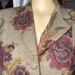 Pendleton Vintage women’s Elegant Floral petite Blazer size 8 Photo 6