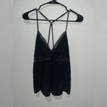 Victoria's Secret  Sleepwear Tanktop Black Lace Photo 1