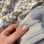 Aura Tan Polka Dot Long Sleeve Ruffled Mini Dress Size S Business Casual Boho Photo 9