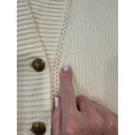 Ralph Lauren  Long Sleeve Button Front Cardigan Sweater Cream Women's Size XL Photo 7