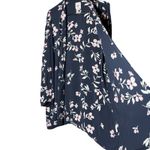 Billabong  Women's Navy Blue Floral Kimono Cardigan Lightweight Boho Style M/L Photo 2