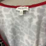 Mixed Threads Leopard Print Tank Top Size 2X Y2K Red Lace Corset Style Photo 5