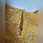 Popsugar NWT Yellow Daisies Short Sleeve Women’s Blouse with Peplum Shirt Photo 6