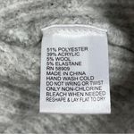 Gianni Bini Dani Cardigan Sweater Rhinestone Button Ribbed Gray Large Photo 11