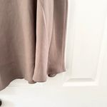 Spanx Beige Nude Satin Back Asymmetry Skirt Classic Neutral Care Free NWT Large Photo 4