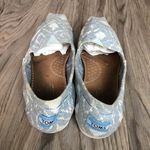Toms Women's CLASSIC Canvas Slip On Flats Size 8 Blue Aztec Print Photo 1