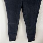 Madewell NWT 10" High Rise Skinny Black Denim Jeans Stretch 25 Petite Photo 4