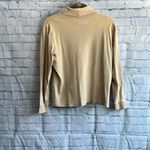 L. L. Bean Tan turtle neck long sleeve top woman’s size medium Photo 2