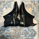 Kate Spade Chelsea Black Gold Bow Ankle Rain Boots Size 8 Photo 2