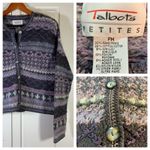 Talbots VTG  Petites PM Medium Mohair Blend Knit Button‎ Front Cardigan Sweater Photo 11