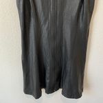 Calvin Klein Jeans Black Faux Leather Dress Size L NWT Photo 2