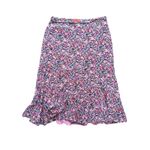 Altuzarra Cottagecore Silk Floral Skirt Medium Pink Coquette Fairy Boho Bloom Photo 2