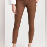 Paige Hoxton Ankle Jeans Skinny Super Stretch Cognac Luxe Coating Sz 31 NWT Photo 4