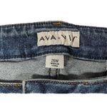 Ava & Viv  Women Size 26 Button Fly Mid Rise Cuffed Midi Jean Short Photo 6