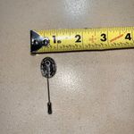 None Vintage Blue and White Floral Cameo Brooch Pin Photo 2