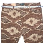 Lauren Ralph Lauren Jeans Brown Southwest Print Aztec Pants Women’s Size 12 NWT Photo 7