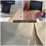 AQUA  WHITE RUFFLE ACCENT HIGH WAIST SHORTS NWT (M) Photo 11