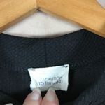 Caution to the Wind Black Mockneck Textured Sleeveless Dress SMALL Photo 4