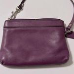 Coach Genuine Soft Leather Pleated Wristlet
Purple with Silver-Tone Hardware Photo 3