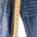 Grace LA Juniors Size 7 Western Bling Jewel Embroidered Pockets Straight Jeans‎ Blue Photo 12