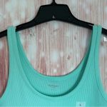 Old Navy  Mint Green First-Layer Ribbed Scoop-Neck Tank Top Photo 4