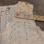 Joie  Size Small NWT NEW Light Pink Pale Pastel Boho Oversized Eyelet Top Blouse Photo 10