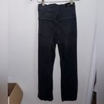 EXPRESS High Waisted Black Ripped 90s Bootcut Jeans Photo 8