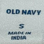 Old Navy Women’s Sunglass Print Tie Hem Shirt Long Sleeve White Buttoned Small Photo 4