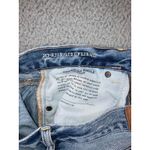 American Eagle  Girlfriend Jeans Women 8‎ Short High Rise Distressed Thrashed Photo 11