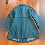 Tulle Teal Wool Blend Pea Coat Photo 1