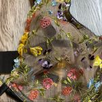 Victoria's Secret - Victoria’s Secret unlined plunge dream angels floral bra 34ddd Photo 1