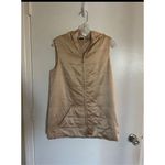 Oscar de la Renta  Women’s Gold Hooded Vest Gold Size 8 Photo 5
