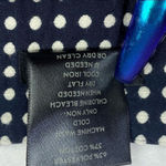 Ann Taylor Factory Signature Scalloped Hem Polka Dot Shorts Navy Blue White 4 Photo 7