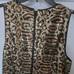 Sequin Mini Dress Gold Size L Photo 5