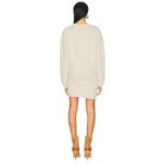 Isabel Marant  Etoile Pipper Dress in Ecru 38 New Womens Mini Sweatshirt Photo 1