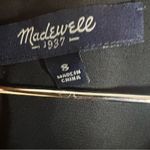 Madewell 8 Luminous Overlay Dress Popover Layered Tiered Black Satin Seamless Photo 8