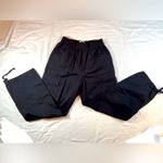 Urban Outfitters ‎ Outfitters, black cargo pants, ties at ankles sz Small Photo 1